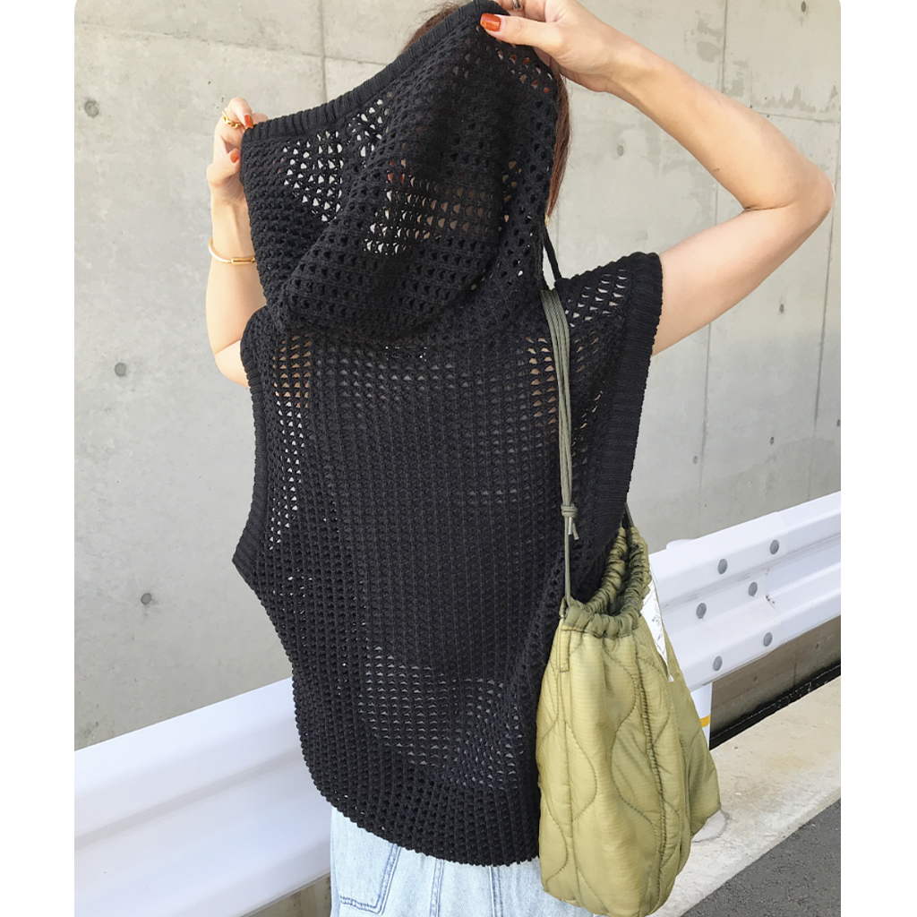 メッシュフードベスト | ファッション通販サイト NUGU