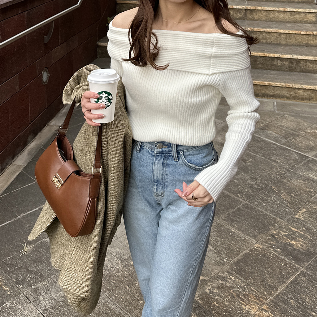 オフショルダーニット | ファッション通販サイト NUGU