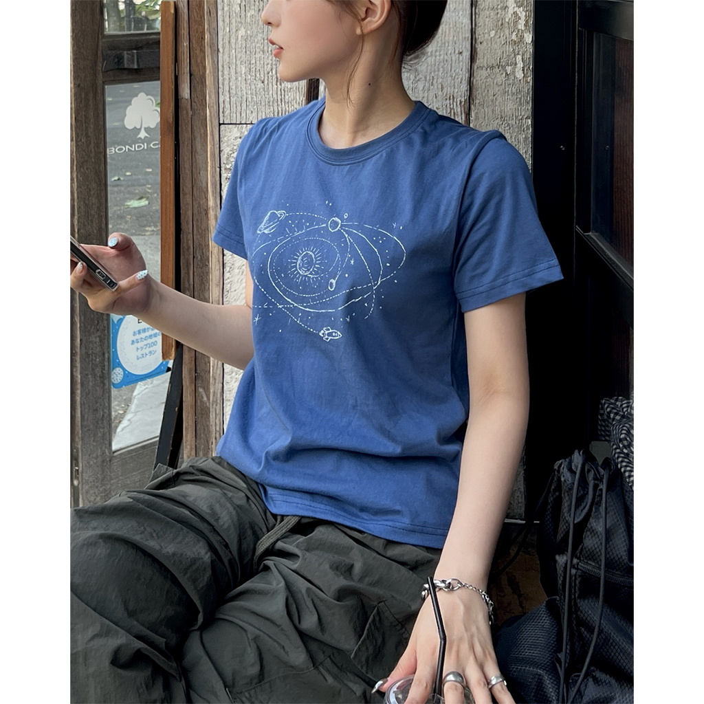 スペースクロップドTシャツ | ファッション通販サイト NUGU