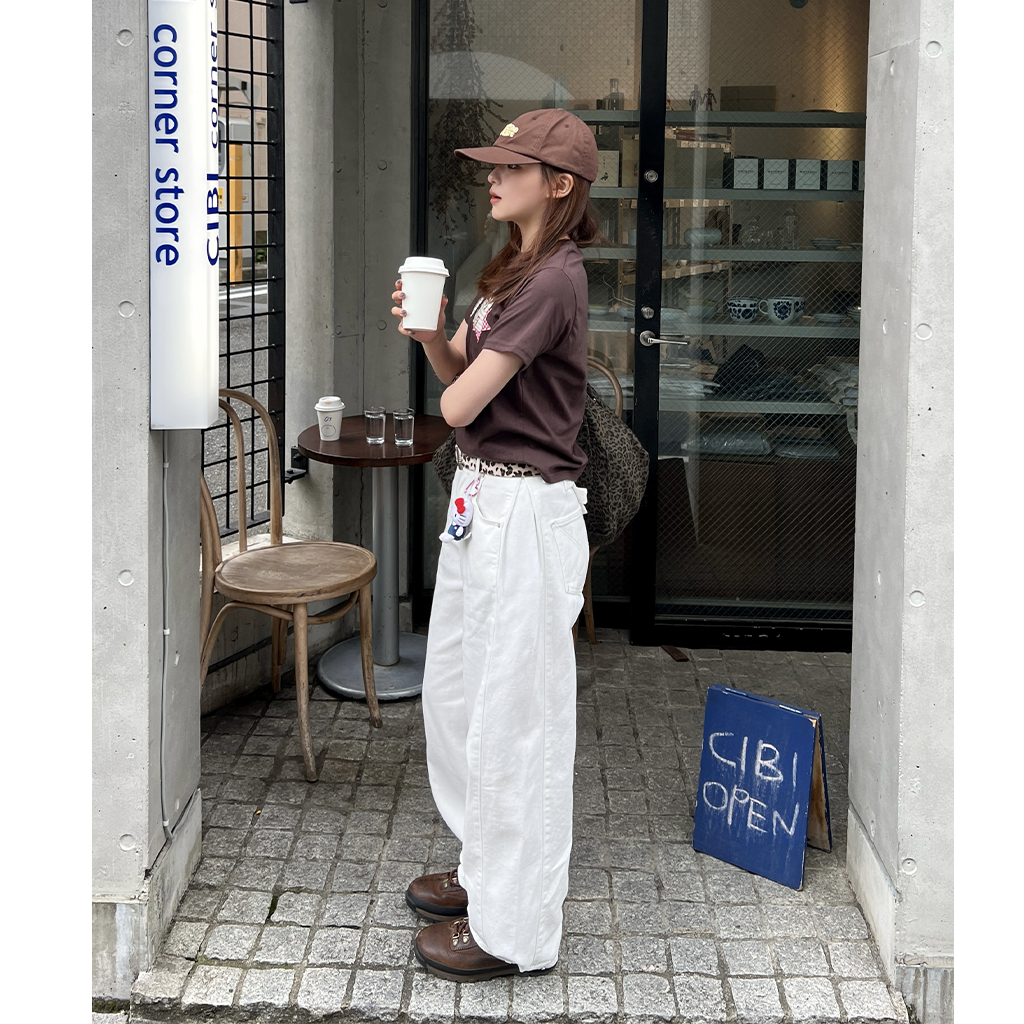 アンティアン イージーパンツ シルク 美品 夏用 バックエンブロイダリーワイドコットンパンツ | ファッション