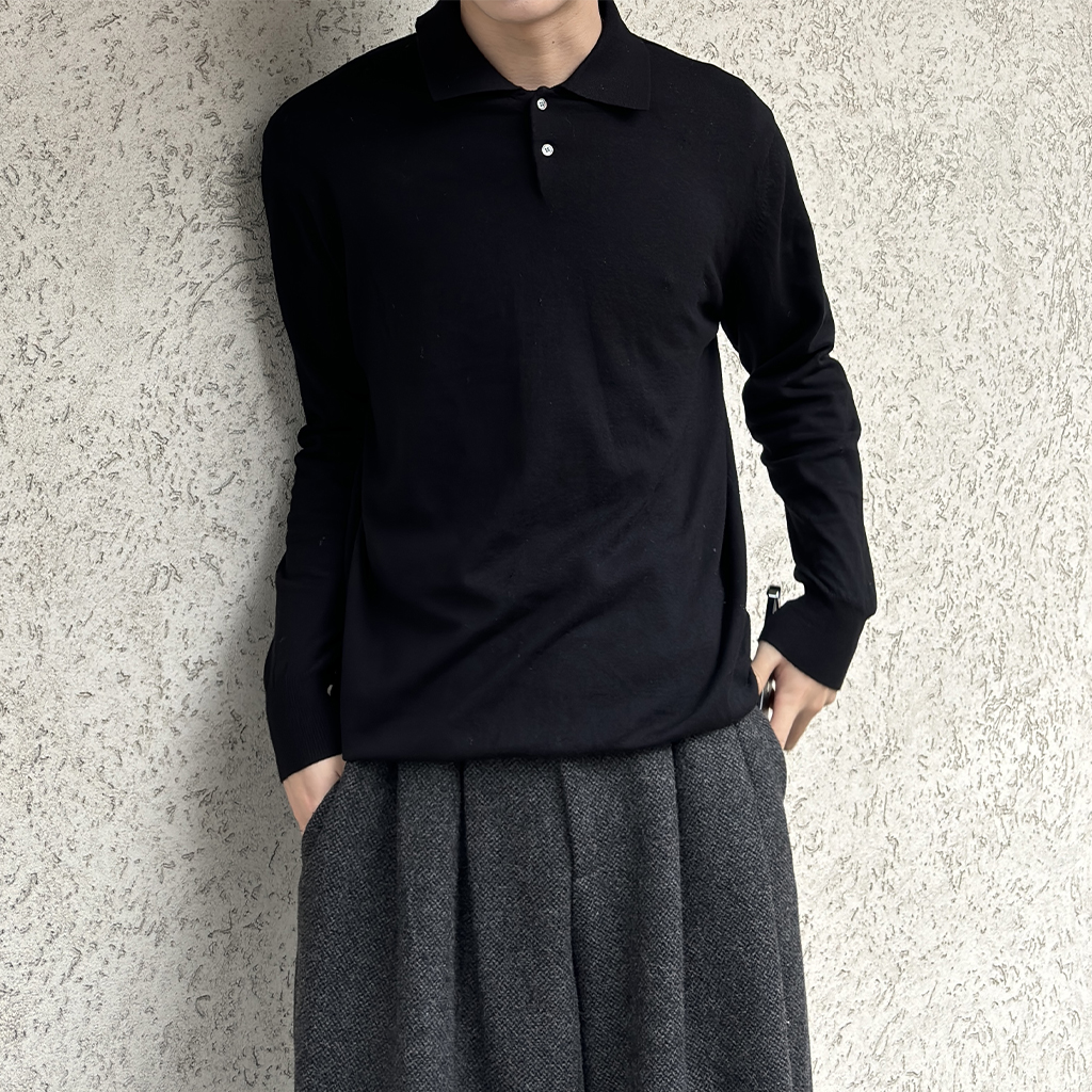 ソフトシンプルボタンニット | ファッション通販サイト NUGU