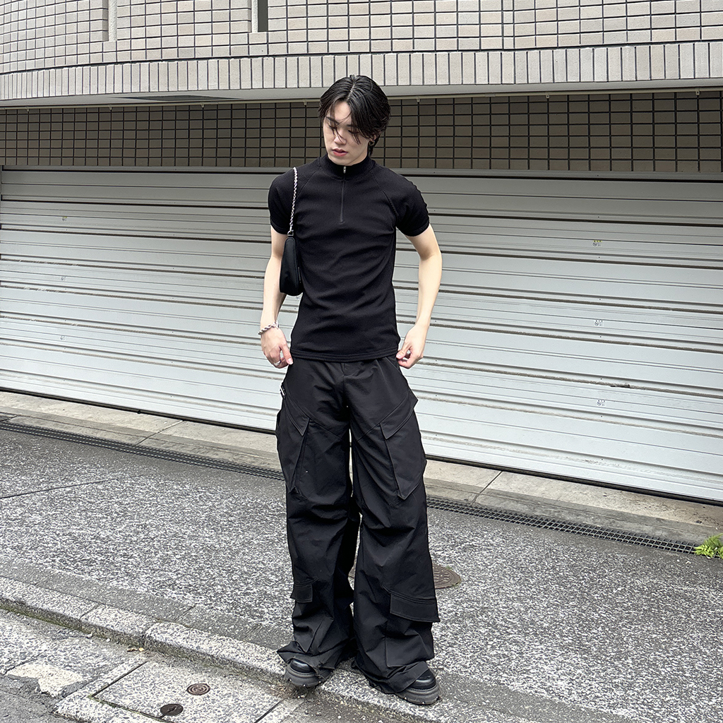 ハーフジップアップTシャツ | ファッション通販サイト NUGU