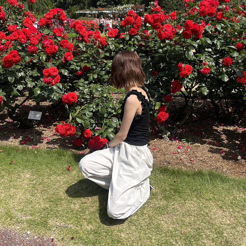 美品◯GUCCI グッチ　フリルタンクトップ XL GUCCI（グッチ）の「Gucci Gucci-Logo Lace Tank（タンクトップ）」 - WEAR