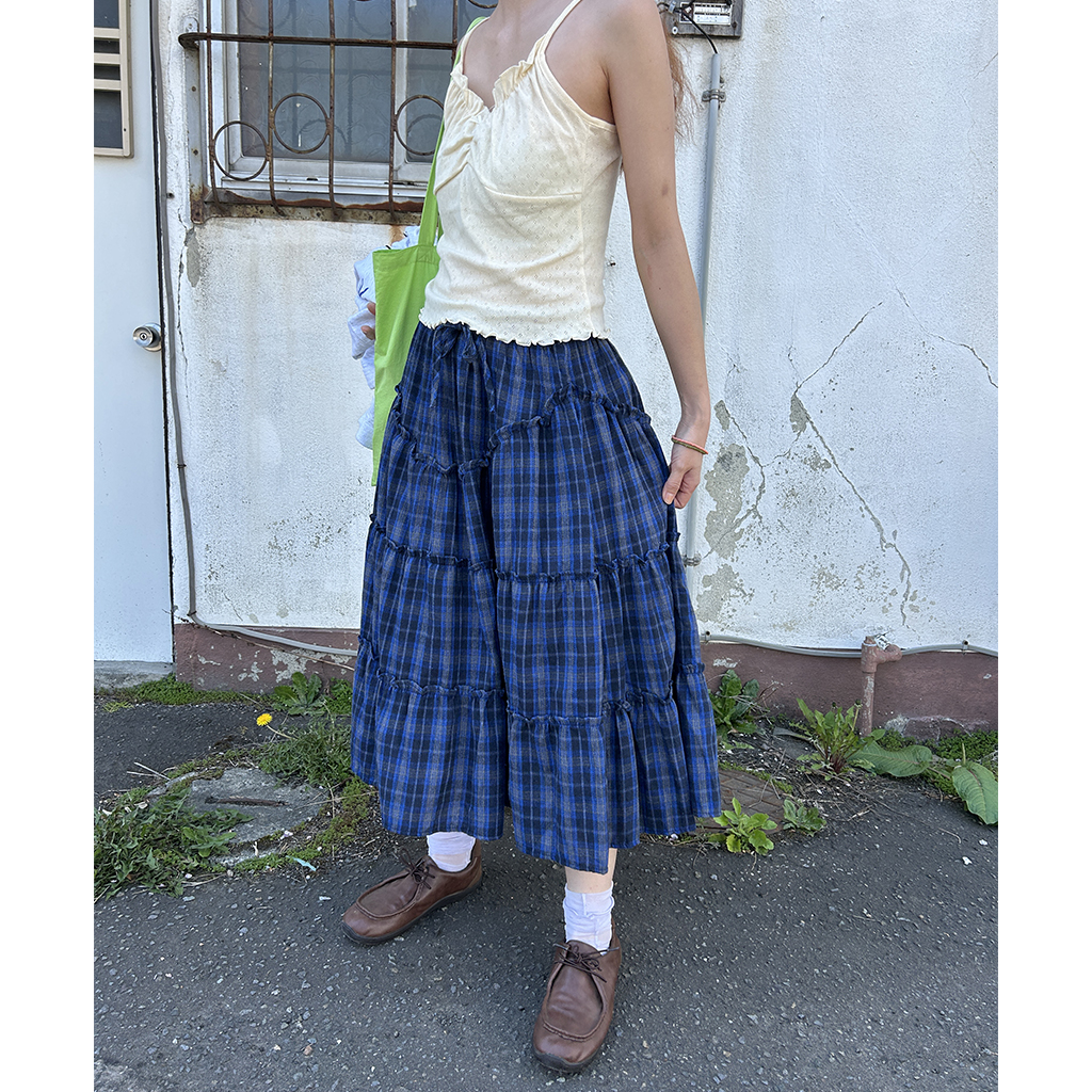 ☆最終値下げ☆ジェンヌ クラシックチェック ウール スカート