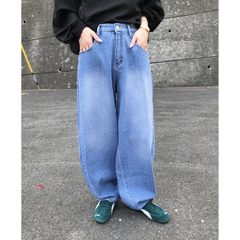 パンツ yanmiii サイドストライプデニムパンツ | ファッション通販サイト NUGU