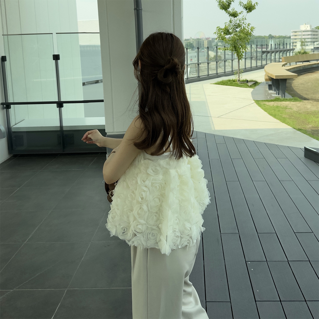 ローズフリルキャミトップ | ファッション通販サイト NUGU