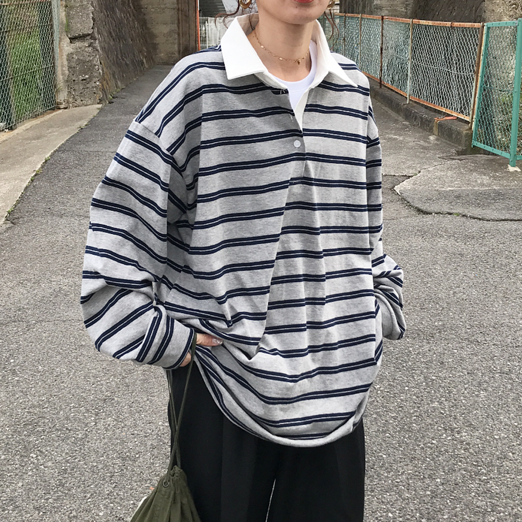 SHISHIKUI ボーダー ロンT border シシクイ シシクイ ボーダー ロンT border – SHISHIKUI