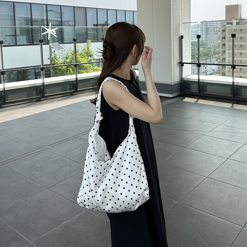 YUKITORII(M) ブラック エコバッグ BALL＆CHAIN トリイユキ エコバッグ ブラックの通販 by
