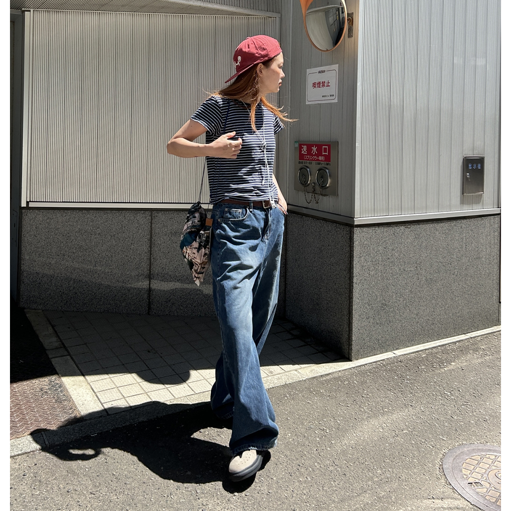 ウォッシングルーズフィットデニムパンツ | ファッション通販