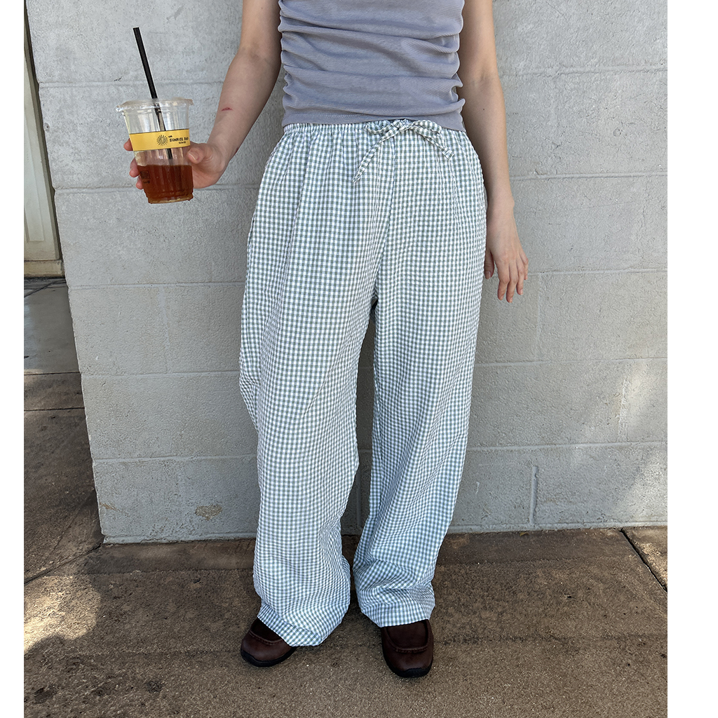 apuntob アプントビー　ギンガムチェック　コットンパンツ ▷ ApuntoB のギンガムチェック○ ⁡ ポシュトルカで2シーズン目