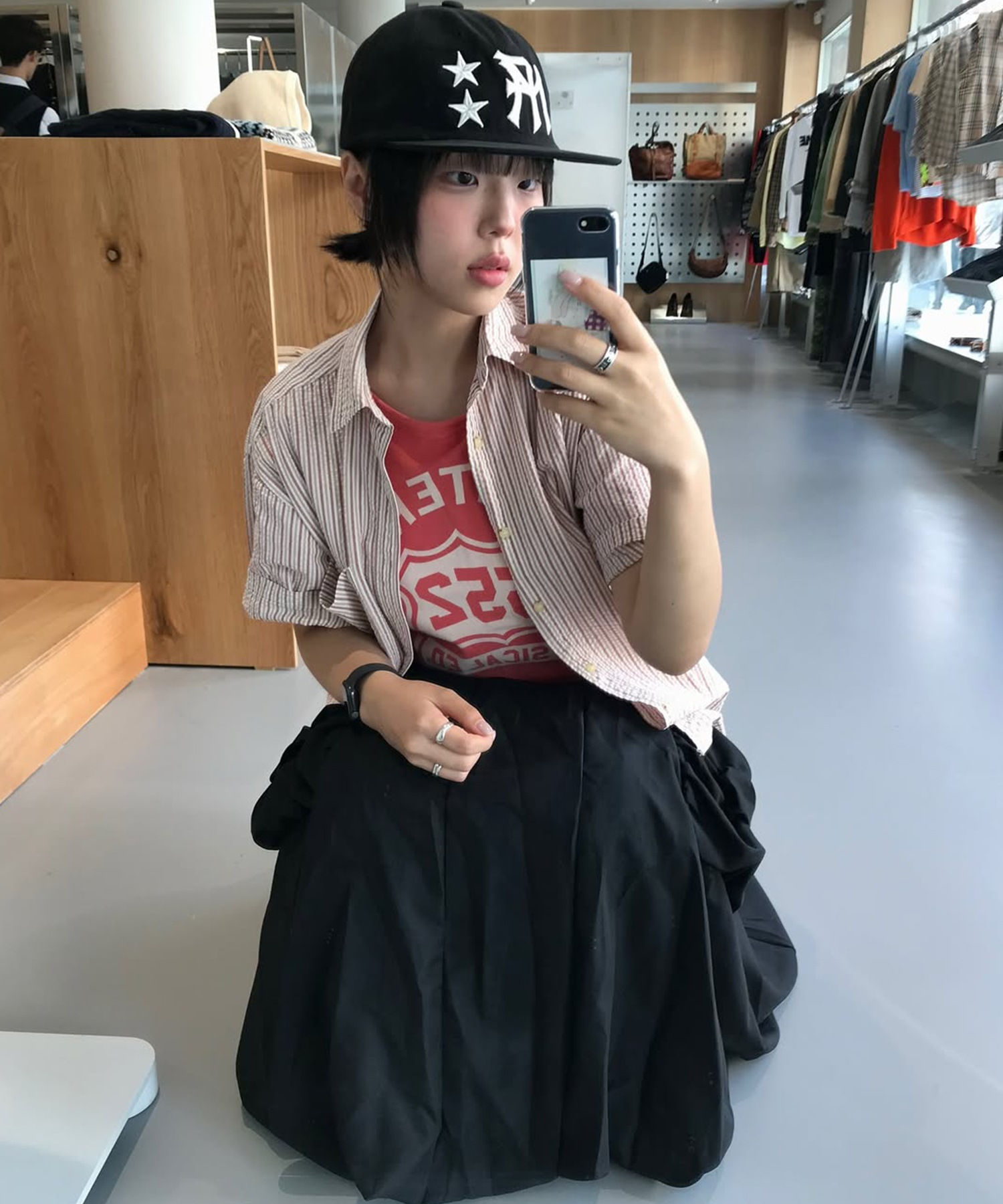 Influencer pick] MFスターロゴキャップ【ブラック】 | ファッション