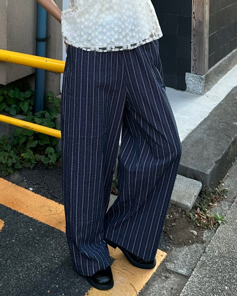 ストライプフリルビスチェ[セットアップ可能]