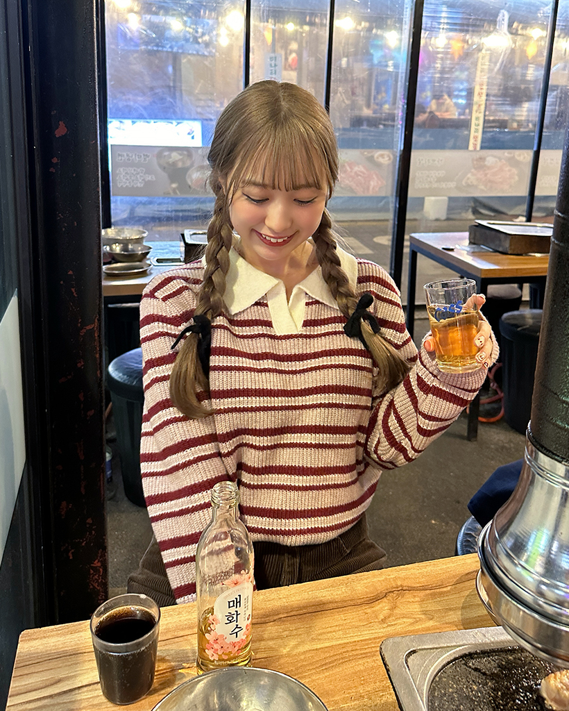 カジュアルバイカラーボーダーニット