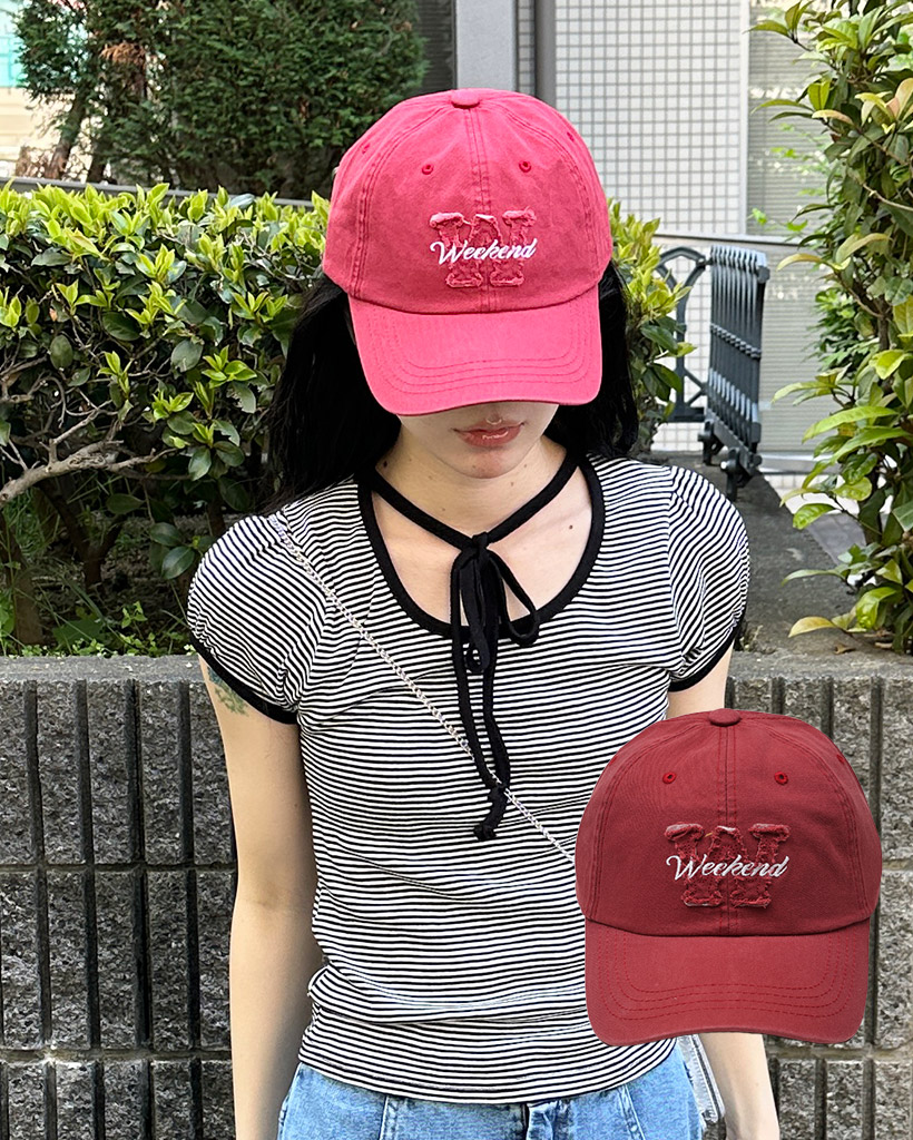 Wポイントボールキャップ | ファッション通販サイト NUGU