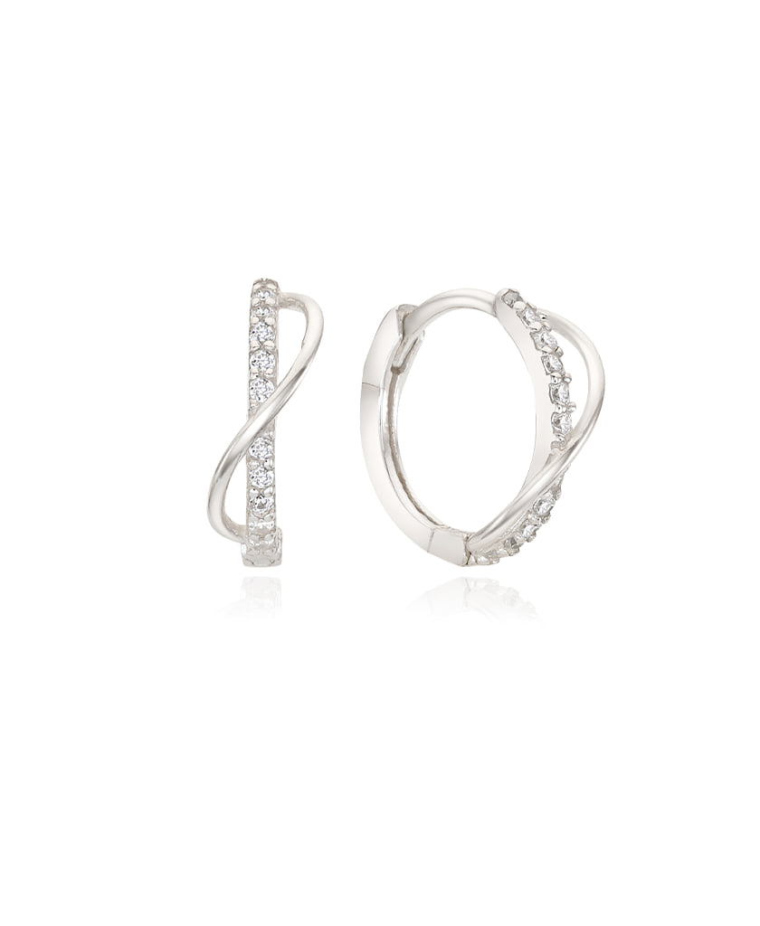 moire cubic earring