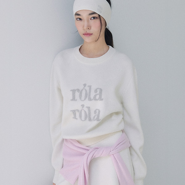 NUBASIC ROLA JACQUARD KNIT IVORY