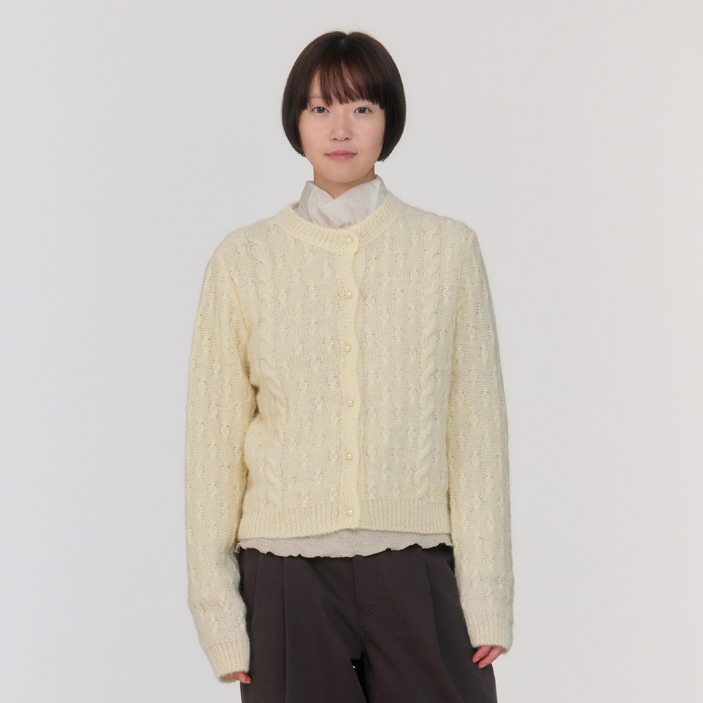 Nordic Knit Cardigan Ivory | ファッション通販サイト NUGU