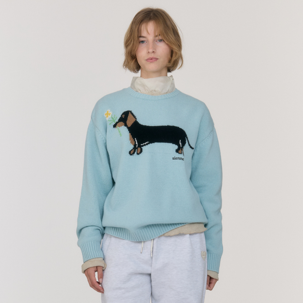 【送料&関税込】Maison KitsunAC Light Blue Cotton Sweatshirt Summer-artiesweater-