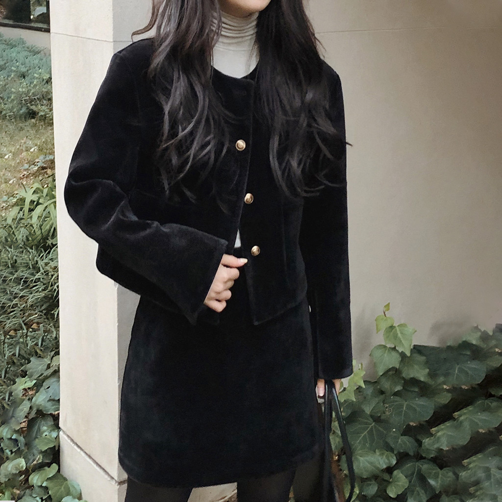 ANATOMICA ノーカラー ベルベットジャケット jk7.jpg