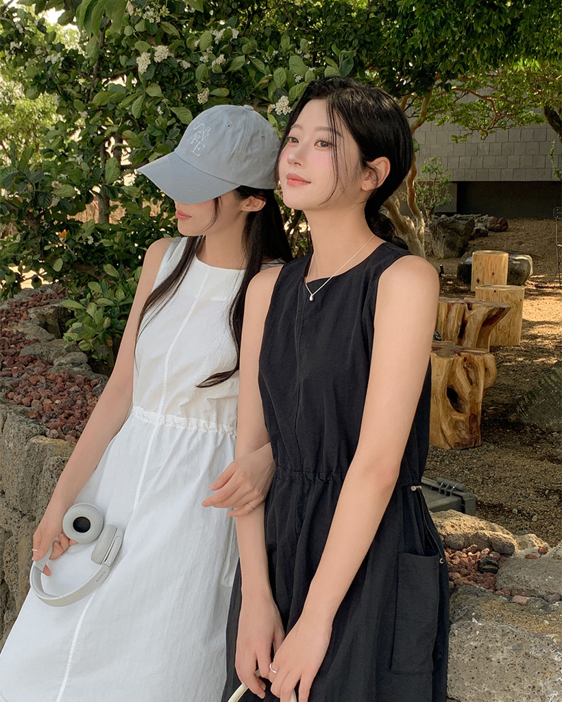 original/S-M]ストリングナイロンキャミワンピース