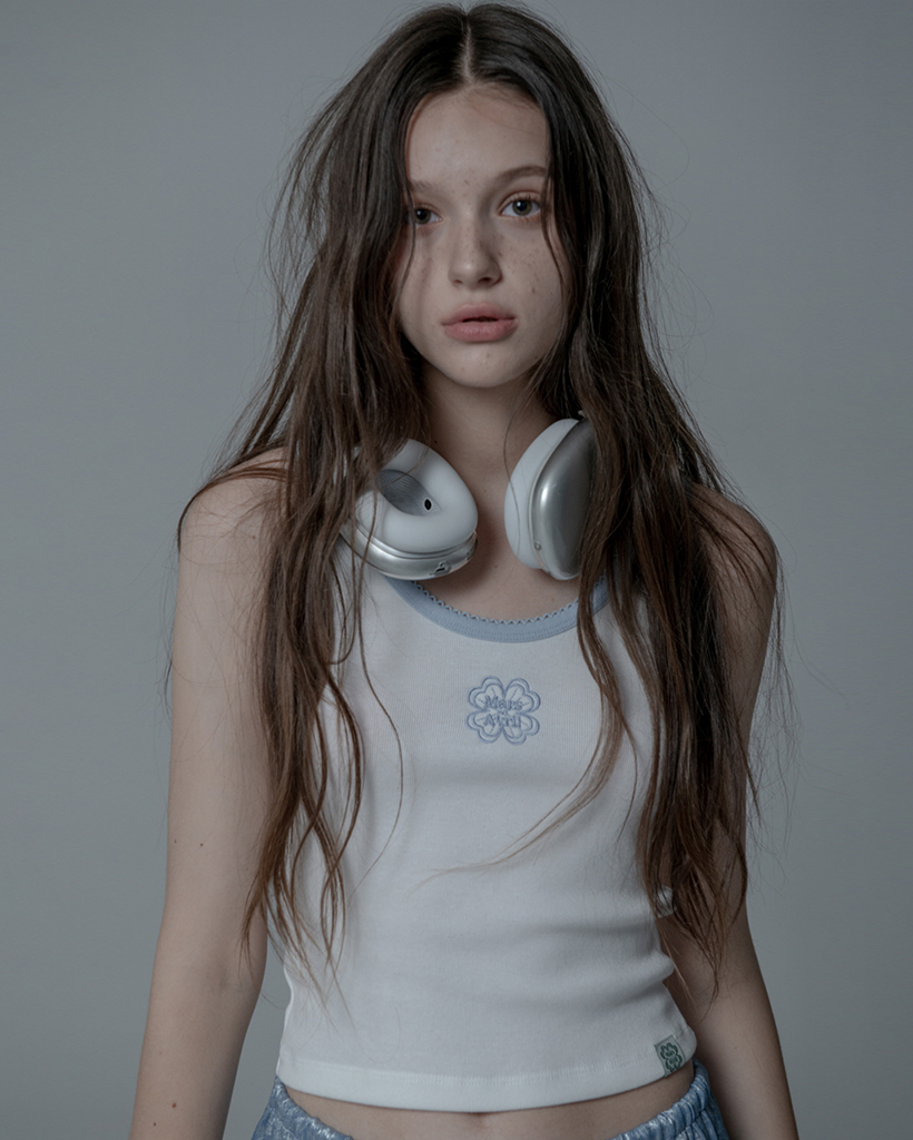 PINCOAT SLEEVELESS_WHITE SKYBLUE | ファッション通販サイト NUGU