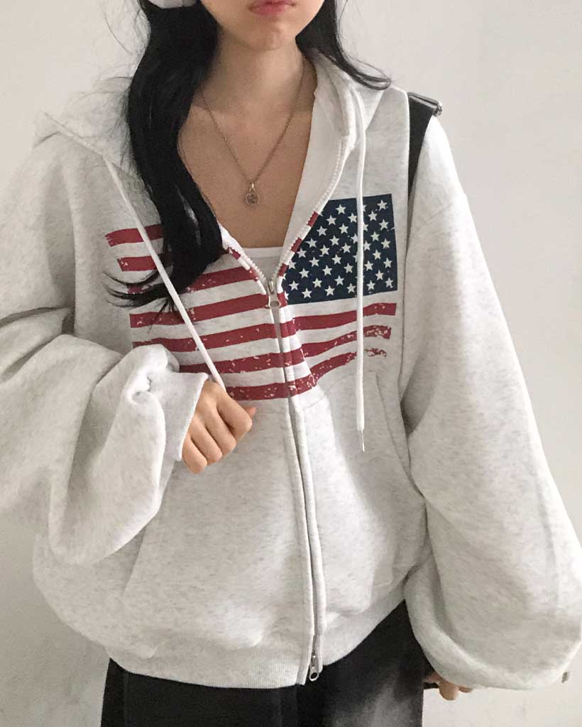 オーバーサイズ2WAYパーカー