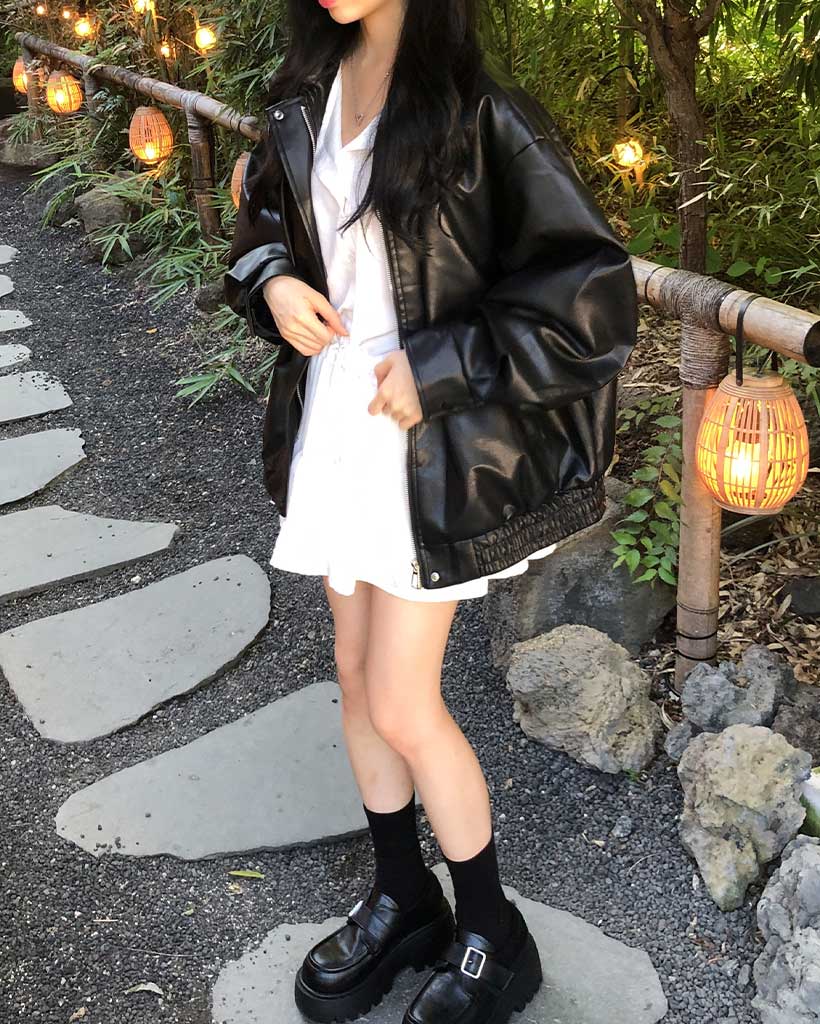 mmm様TODAYFULブラックレザージャケット オーバーサイズ36 mmm様TODAYFULブラックレザージャケット オーバーサイズ36 mmm様