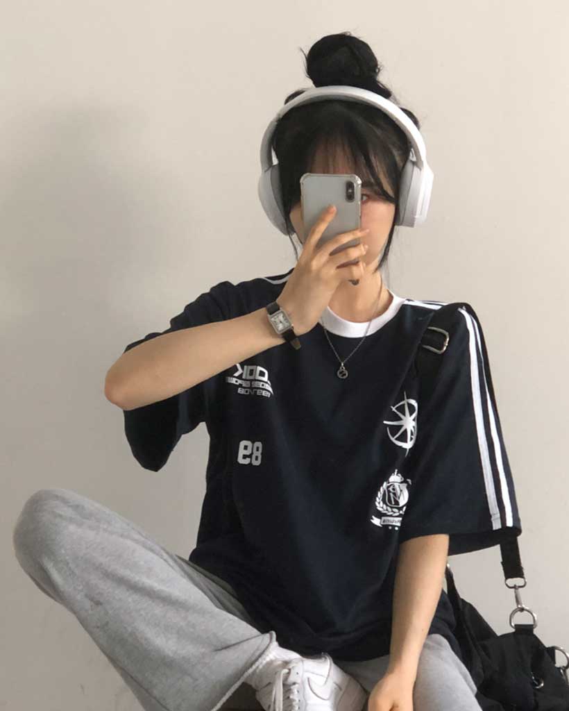 バイカラースポーティー半袖Tシャツ | ファッション通販サイト NUGU