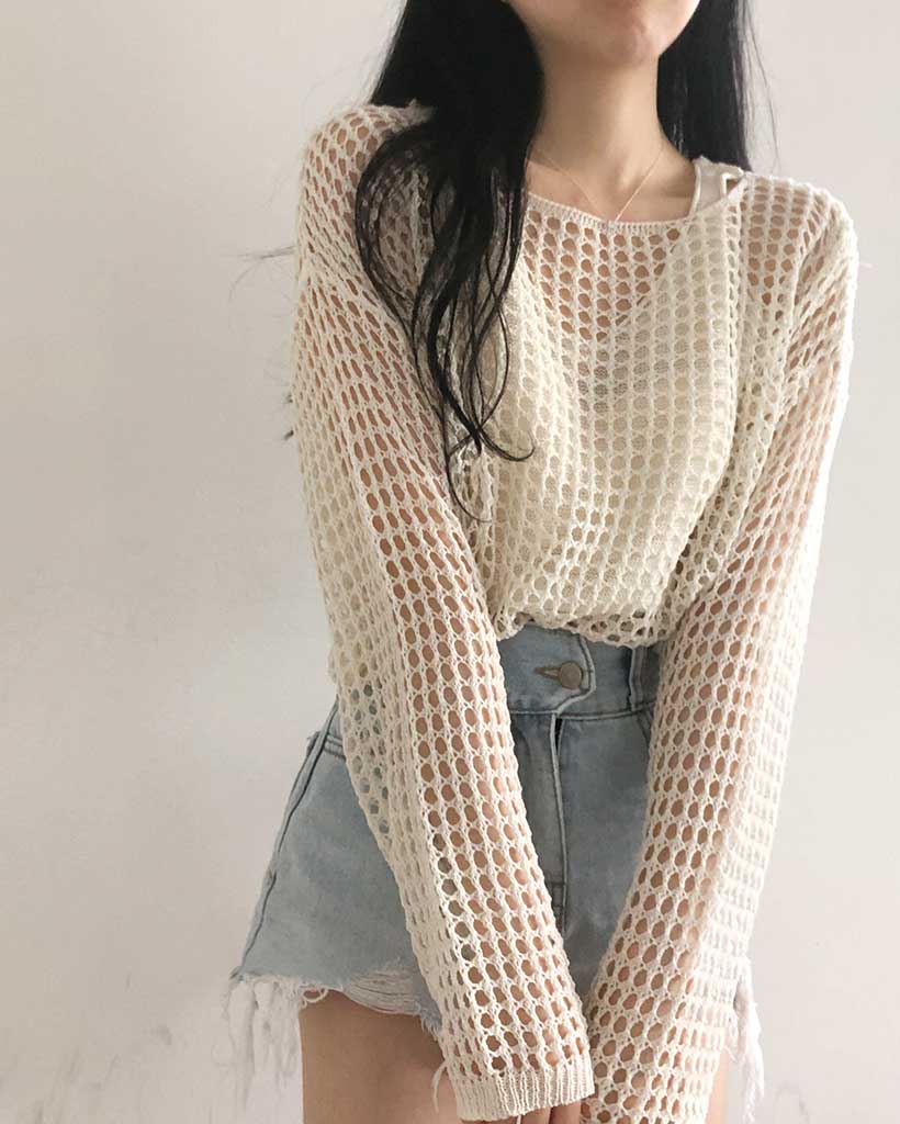 クロノスメッシュノースリーブ クロノスメッシュノースリーブトップス