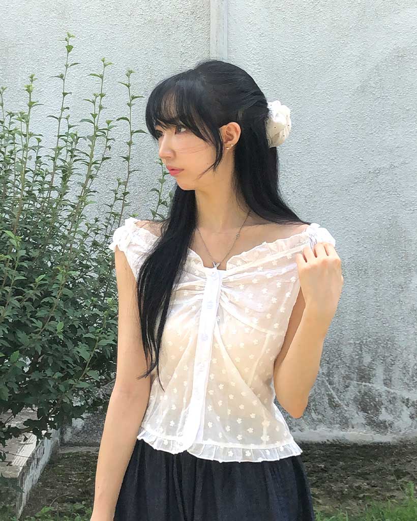 TheBarnnet ピンクフリルキャミソール nugu フリルキャミソールトップス | ファッション通販サイト NUGU