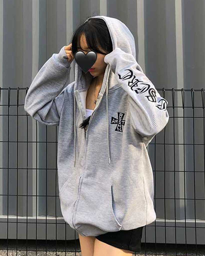 ヴィンテージレタリングパーカー | ファッション通販サイト NUGU