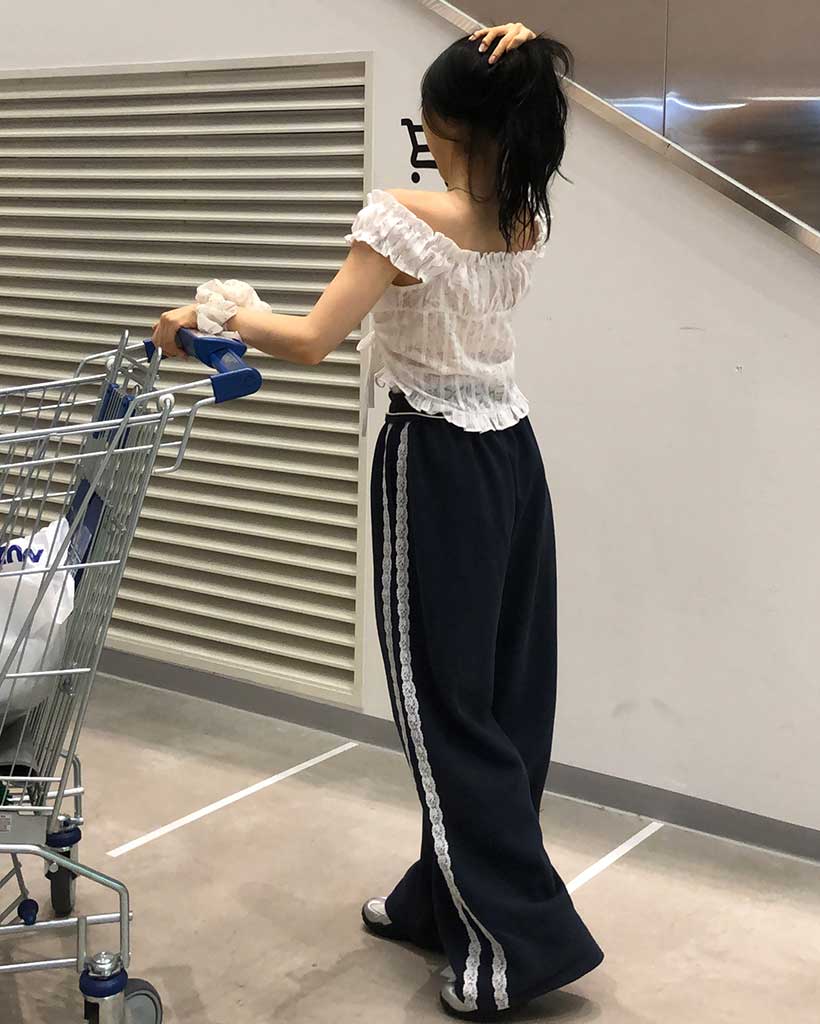 シュシュセット]レーストレーニングパンツ | ファッション通販