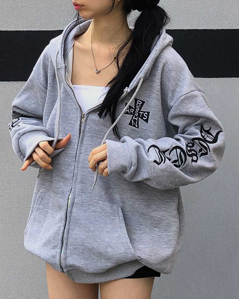 ヴィンテージレタリングパーカー | ファッション通販サイト NUGU