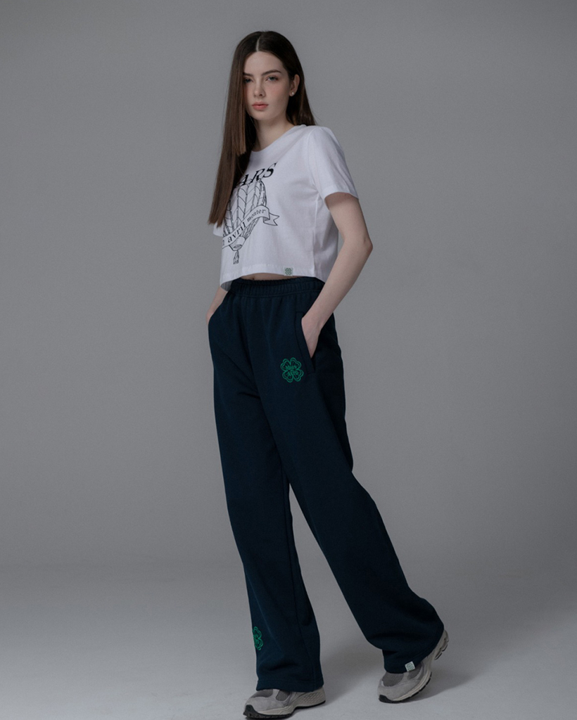 [VITALSIGN] クローバー スウェットパンツ CLOVER SWEAT PANTS_NAVY GREEN | ファッション通販サイト NUGU