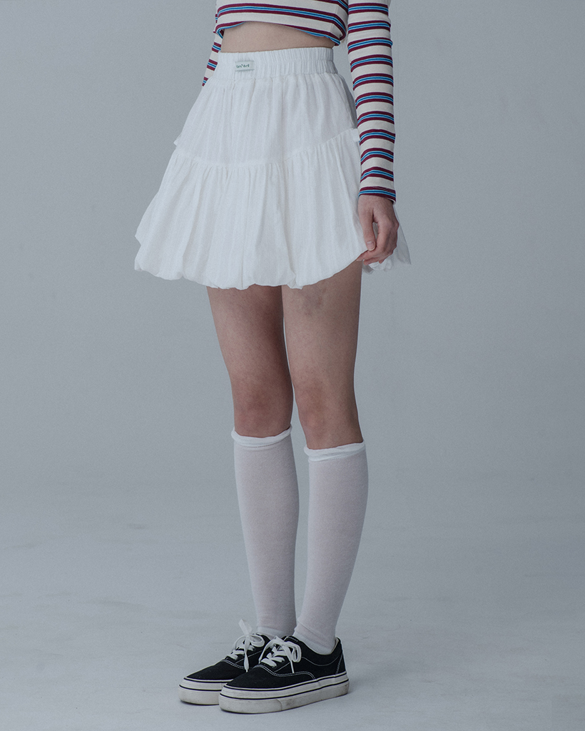 【BAON】Lyndon Dot Banding Balloon Long Skirt Long balloon skirt (2color)