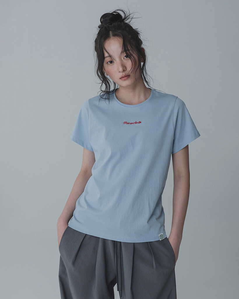 STRAWBERRY LOGO SLIM T SHIRT - NAVY | ファッション通販サイト