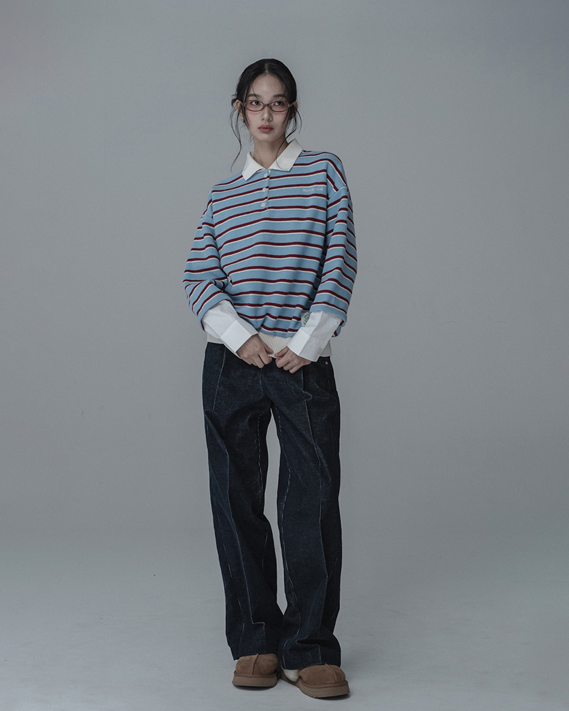 【MODERNIF】Corduroy Pintuck Semi-Wide Pants MODERNIF】Corduroy Pintuck Semi-Wide Pants Modern Corduroy