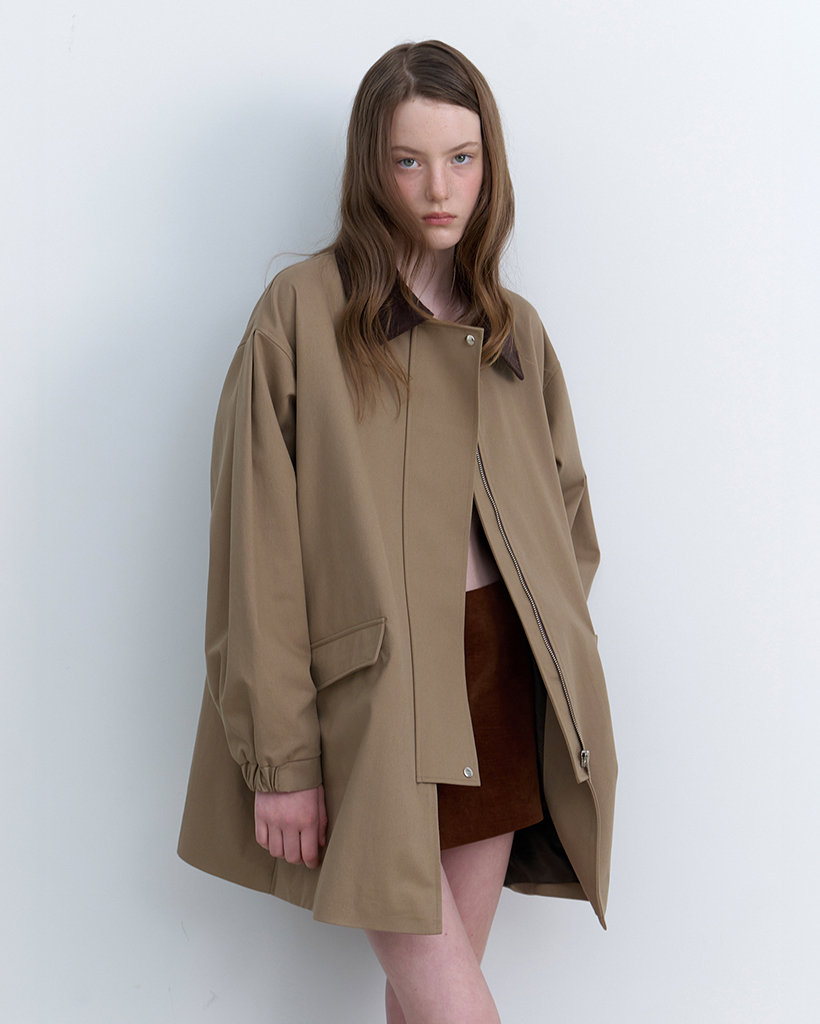 Baylin Cape Trench Coat_Ivory | ファッション通販サイト NUGU