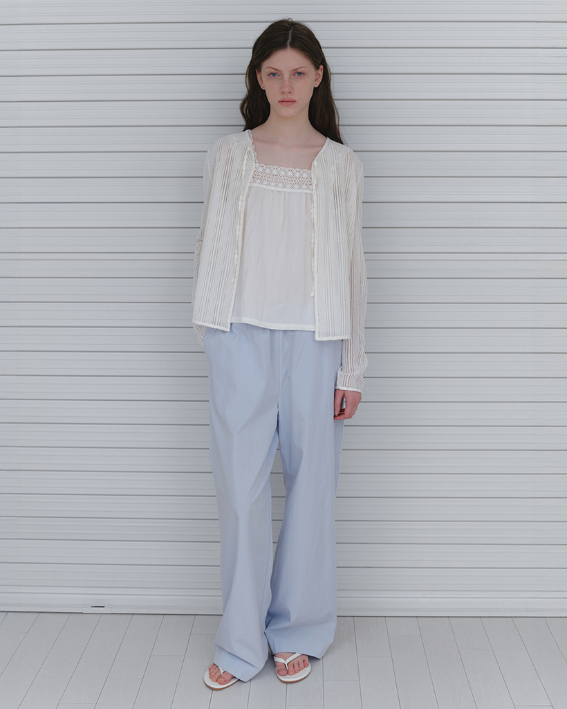 Lenina ♥ HUGO two tuck straight denim pants /追跡付 Influencer pick] Hugo Two Tuck Straight Denim Pants_Blue