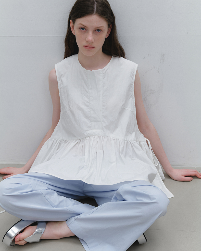 ★ rolarola★ TIE RIBBON SLEEVELESS ONEPIECE IVORY 50085896 TIE RIBBON SLEEVELESS ONEPIECE IVORY - ROLAROLA | 60
