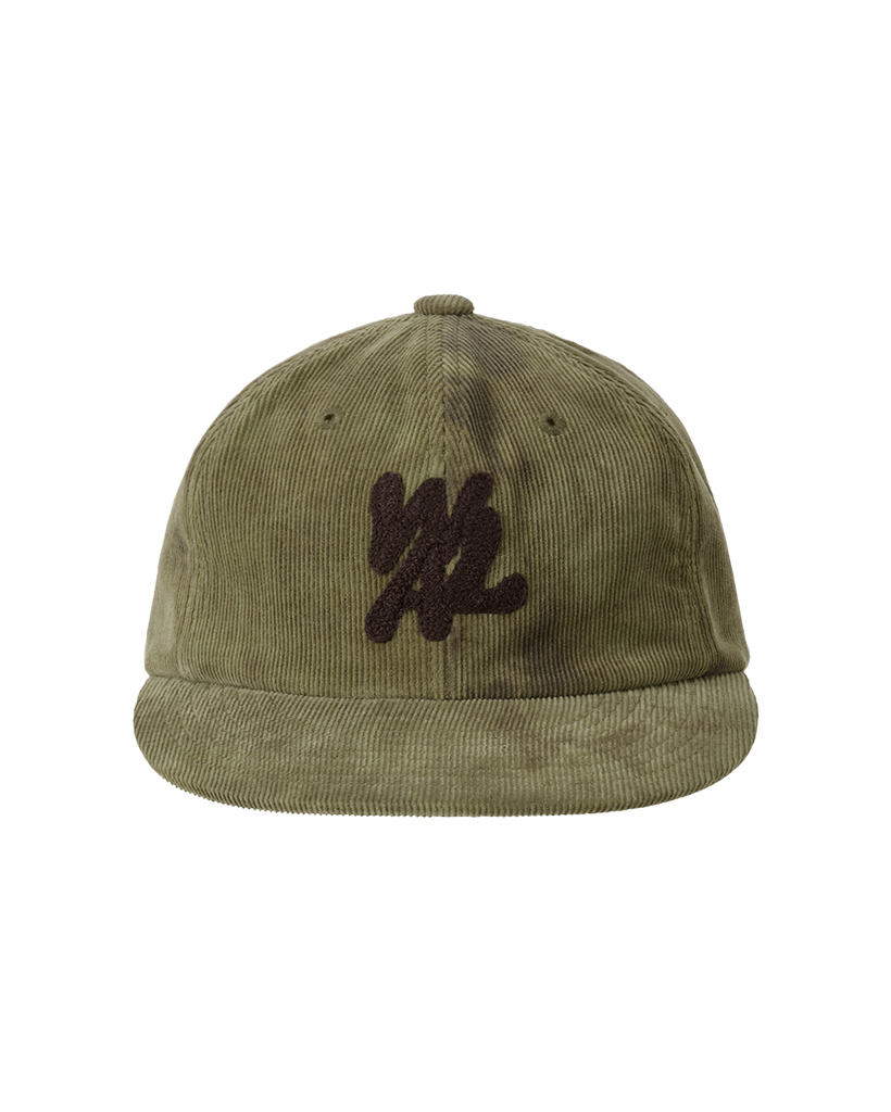 Tie Dye Corduroy Camp Cap - GREEN