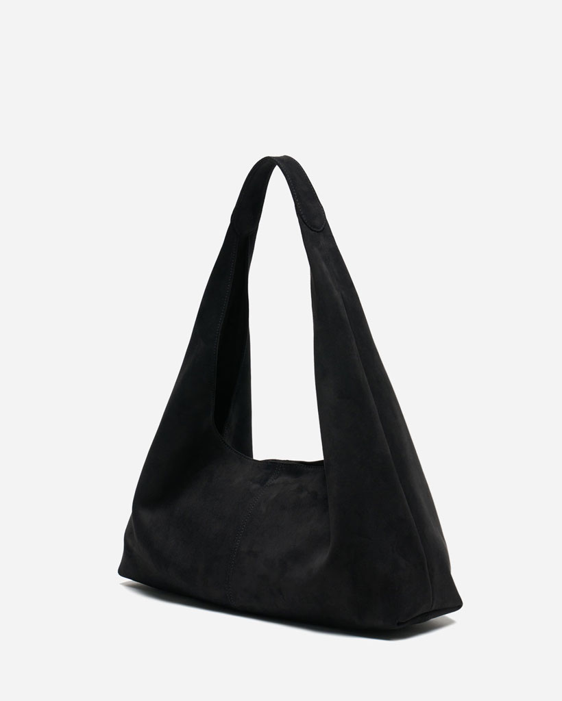 ボストンバッグ [NF] FLUFFY SNAP BOSTON BAG FLUFFY SNAP BOSTON BAG (BLACK)_F24ZE912 | ファッション通販