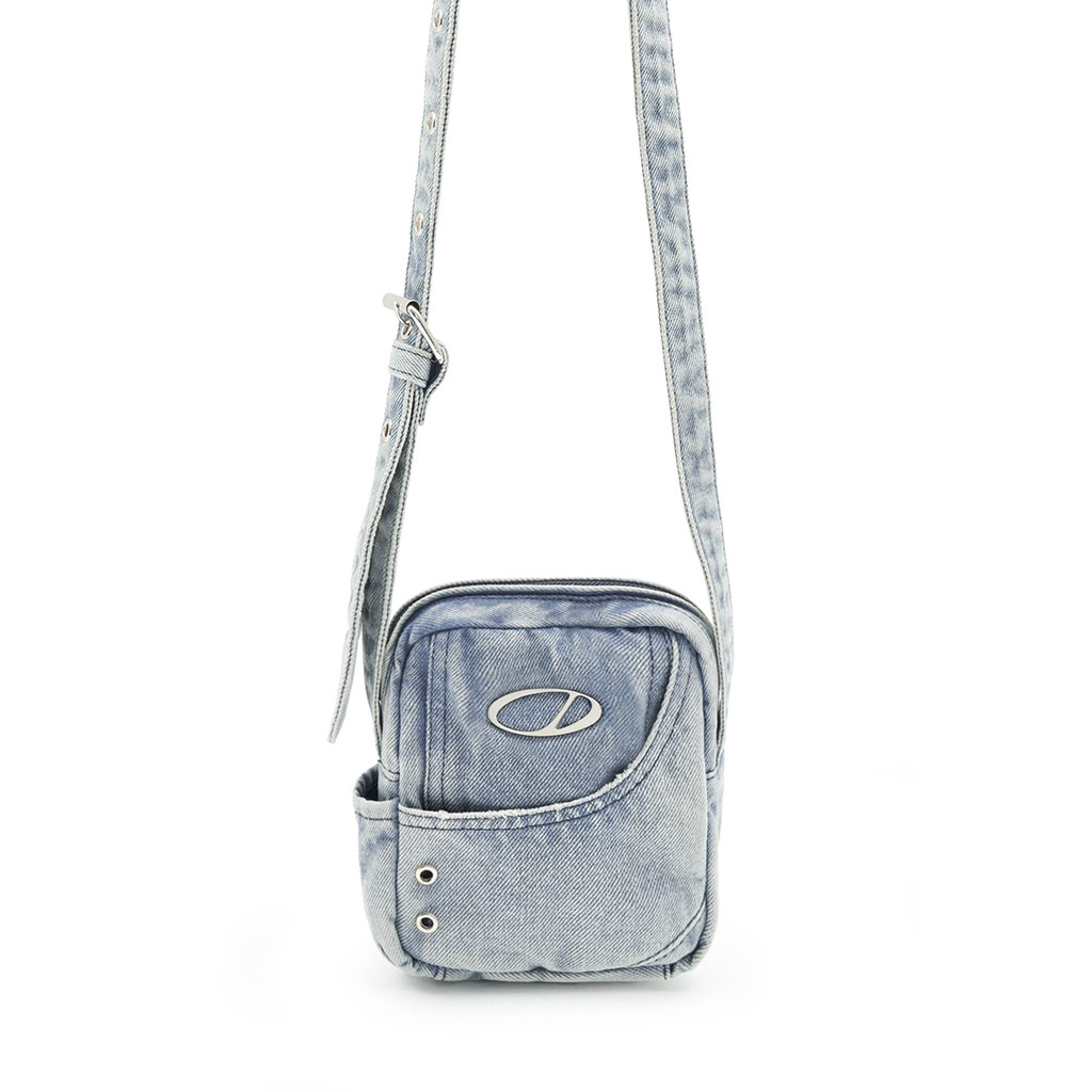 Odd signature small denim backpack - BLUE | ファッション通販