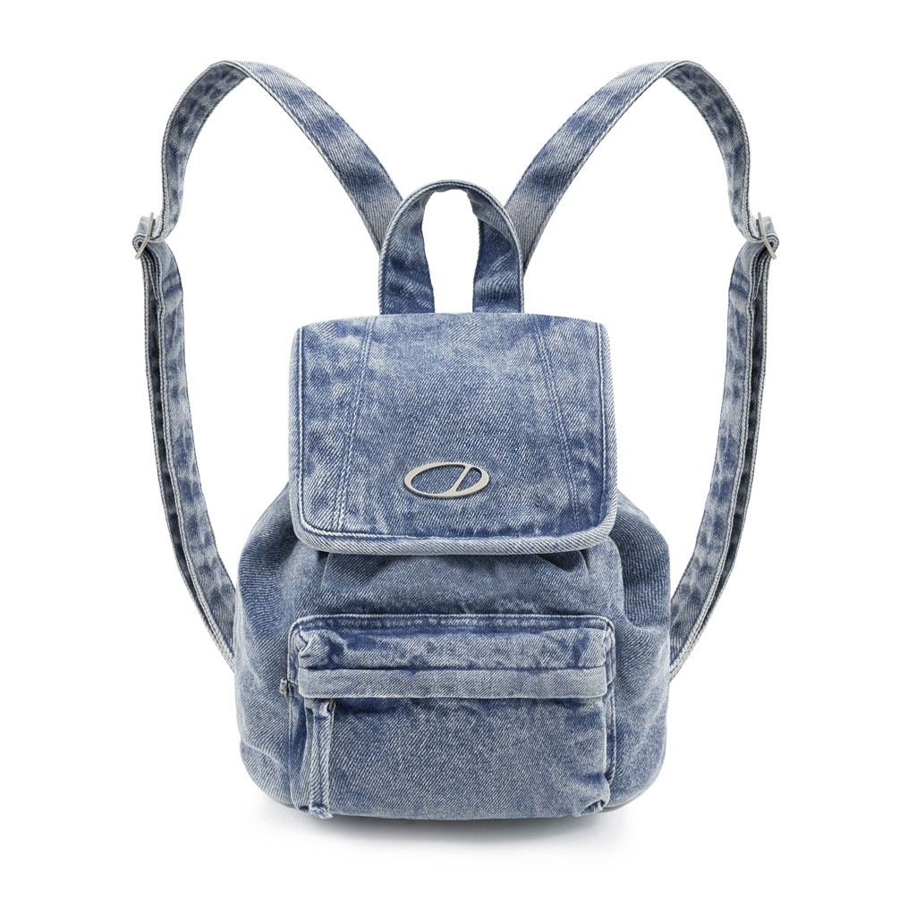 Odd signature small denim backpack - BLUE | ファッション通販