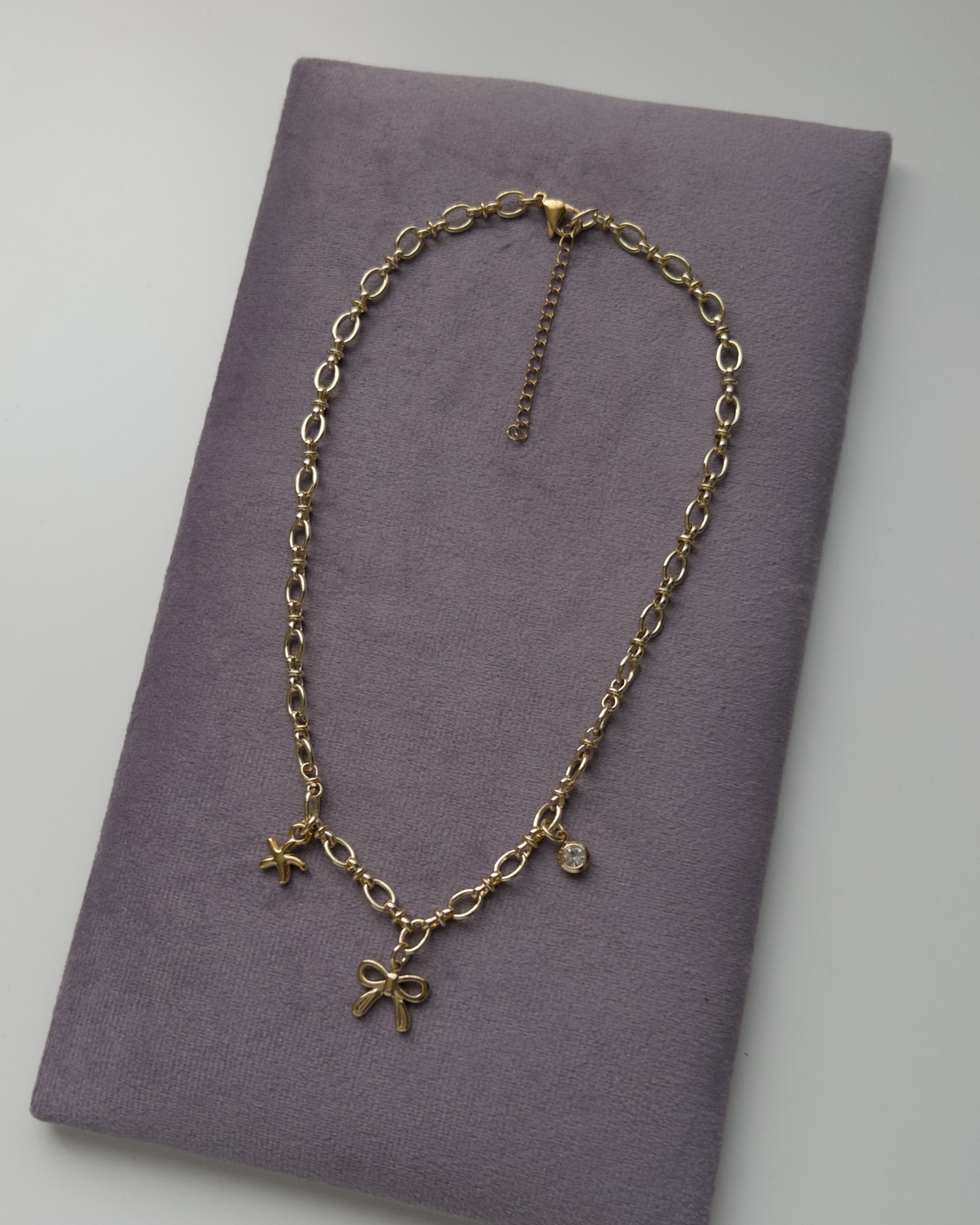 18kgp ゴールド リボンネックレス | ファッション通販サイト NUGU