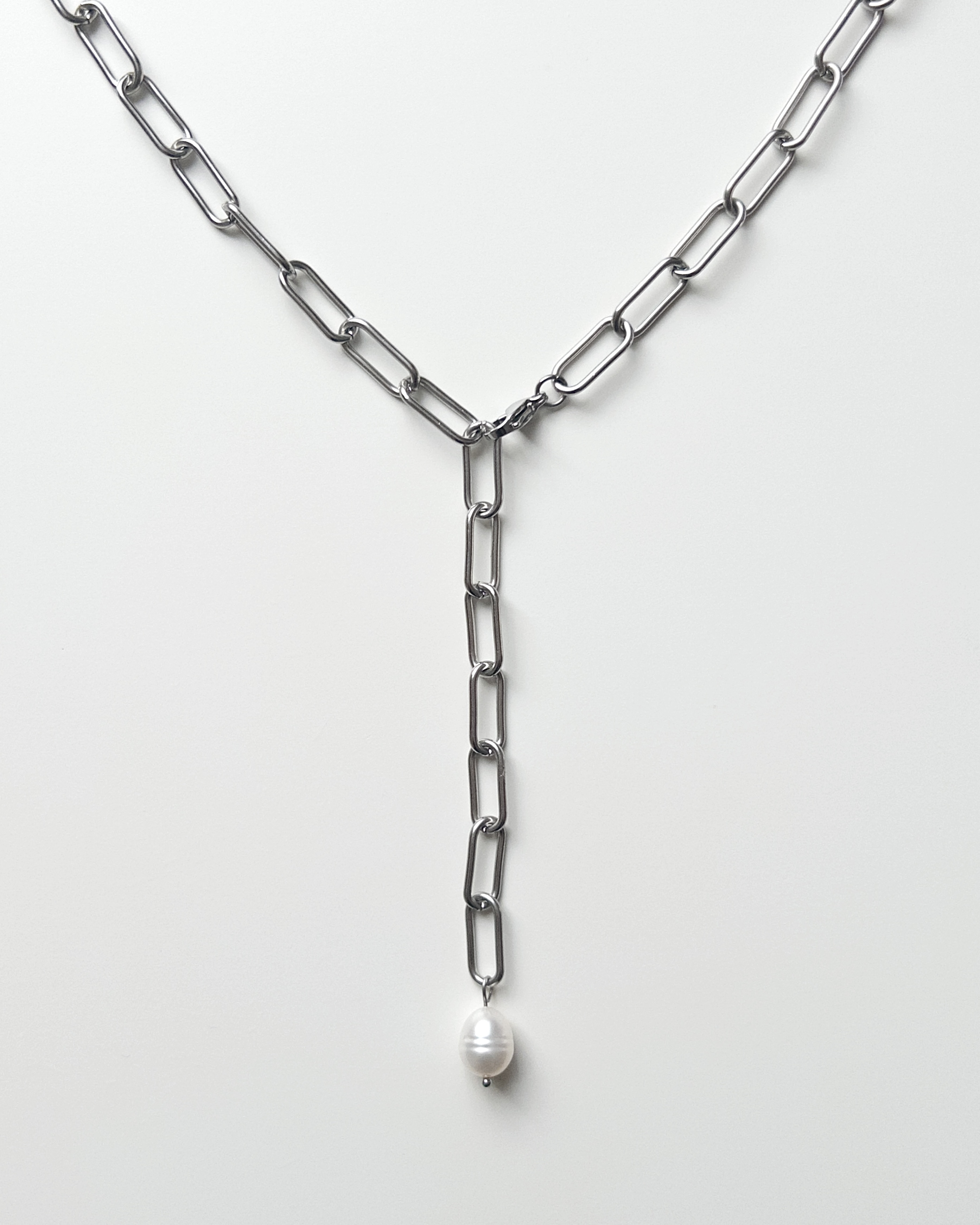  　363　巻き貝　シルバー　ネックレス　チェーン社外 シルバー925 モールチェーンネックレス 飾り糸風ネックレス