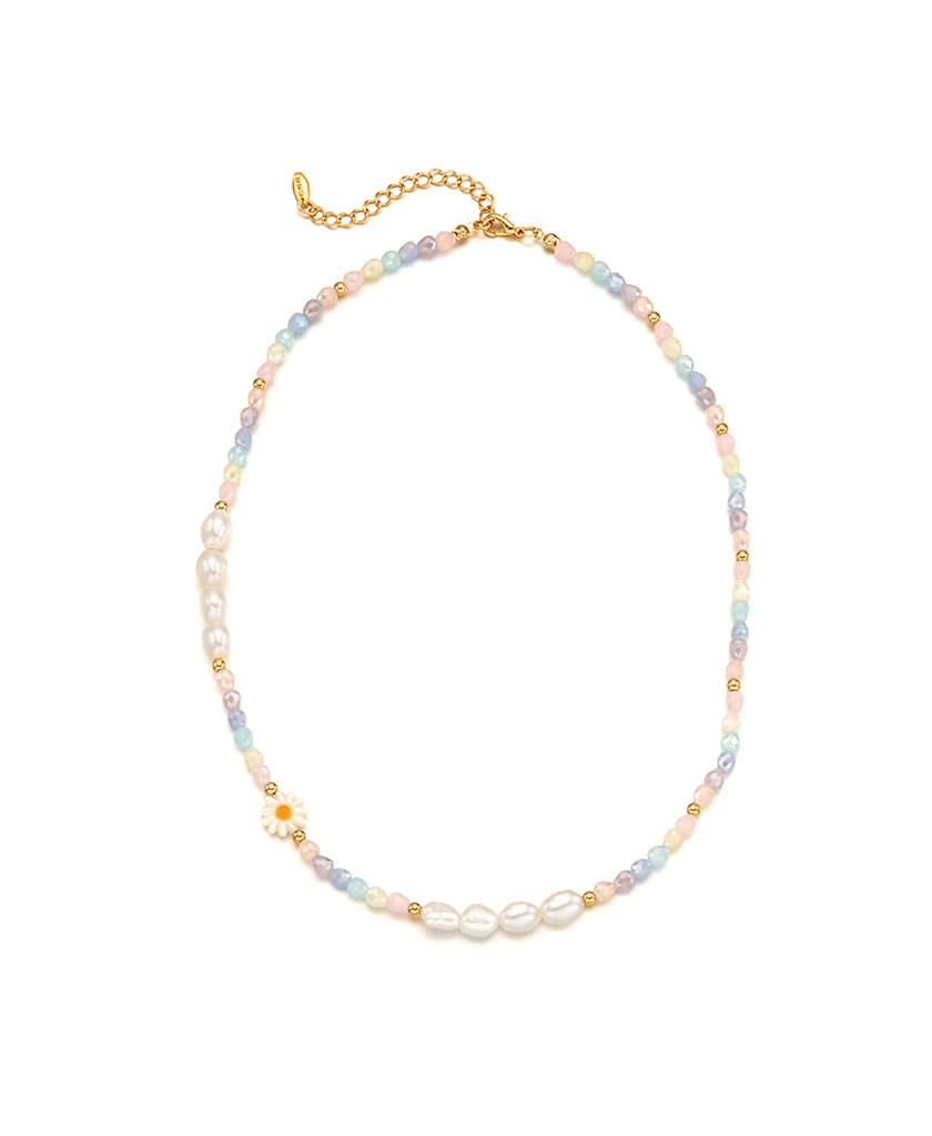 pastel moment daisy necklace_2 colors