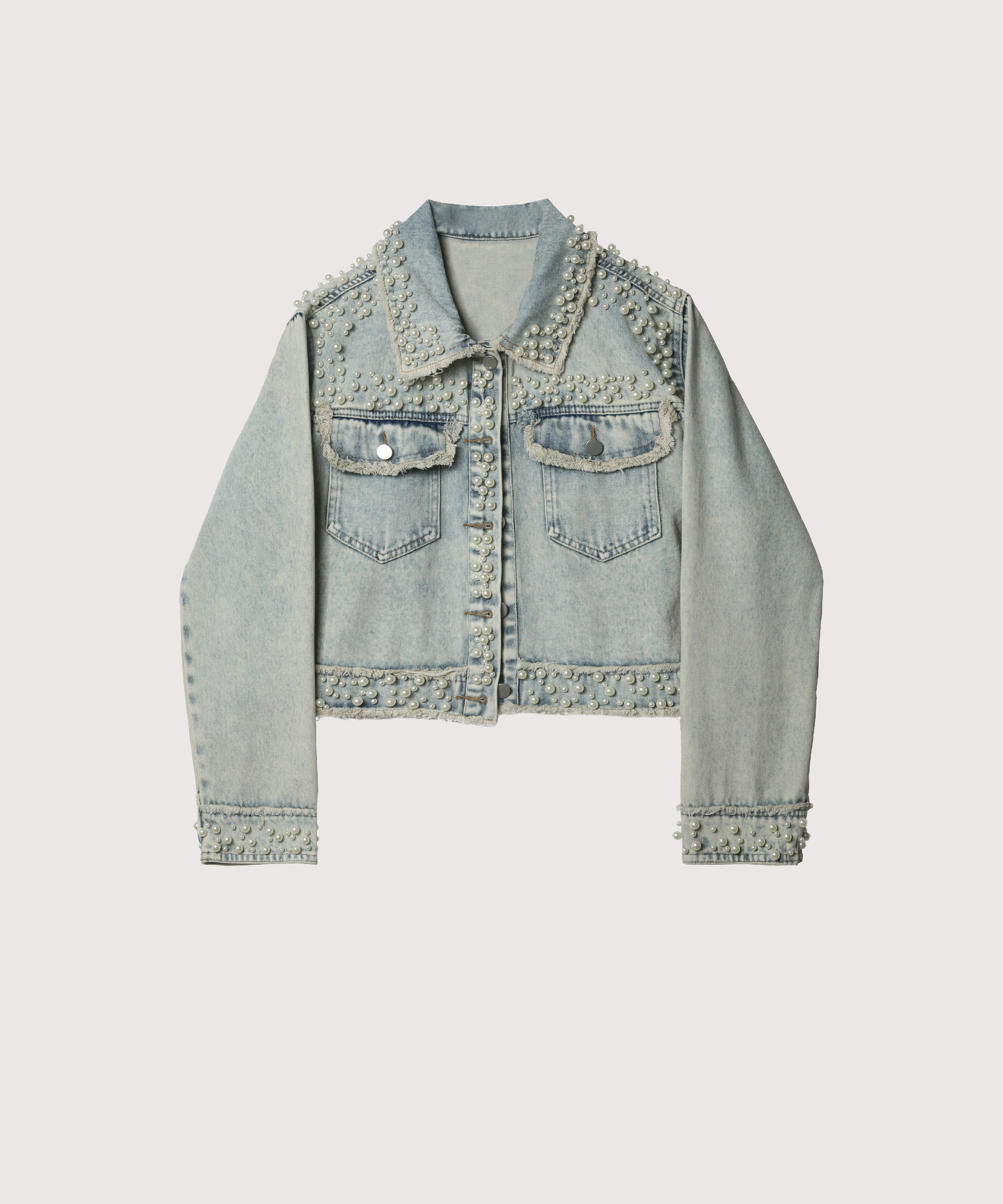 未使用新品！日本製 Willow Pants コットン×リネン デニムジャケット loose retro stitching denim jacket blouson ユニセックス 男女