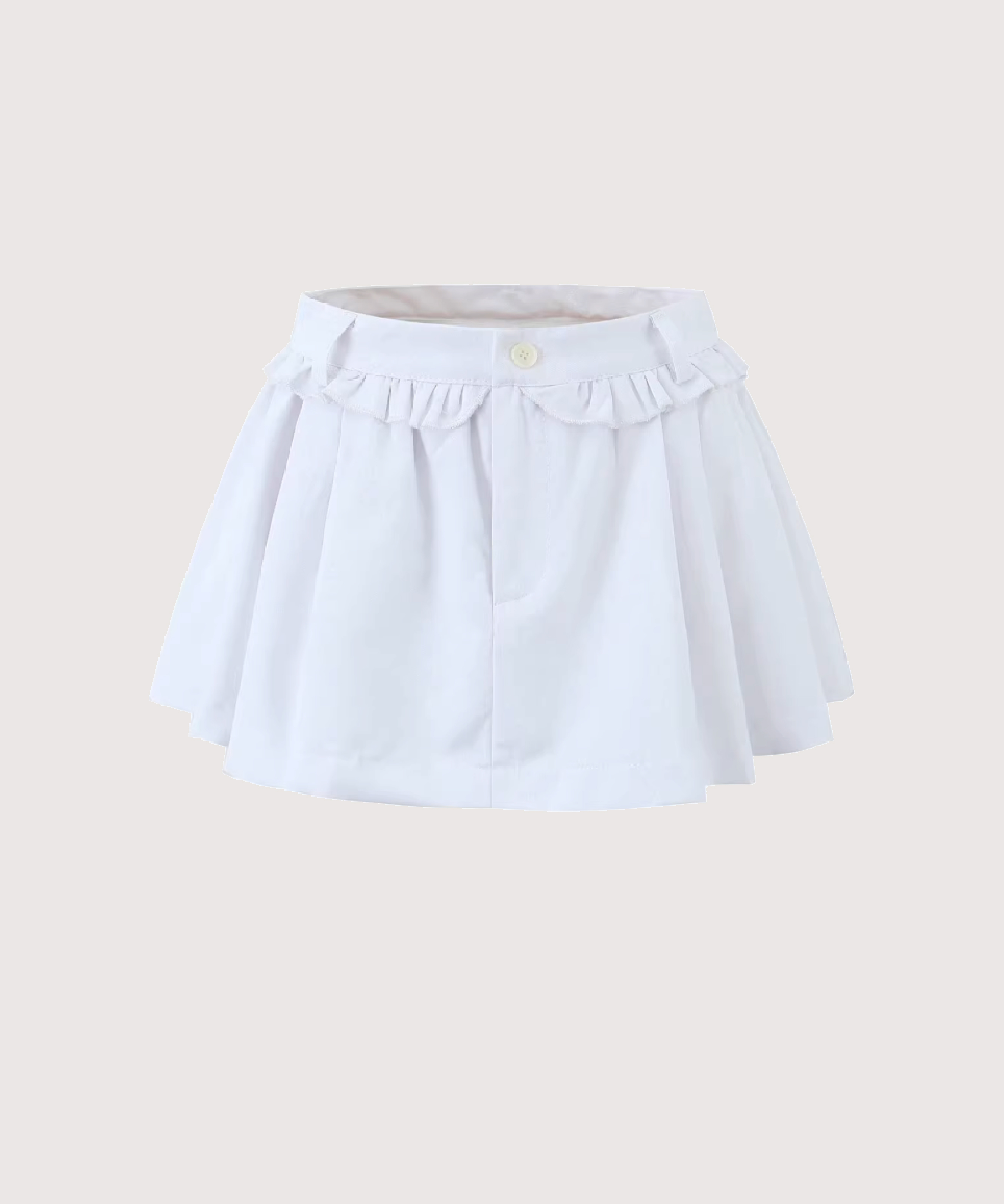 フリルパイピングミニスカート