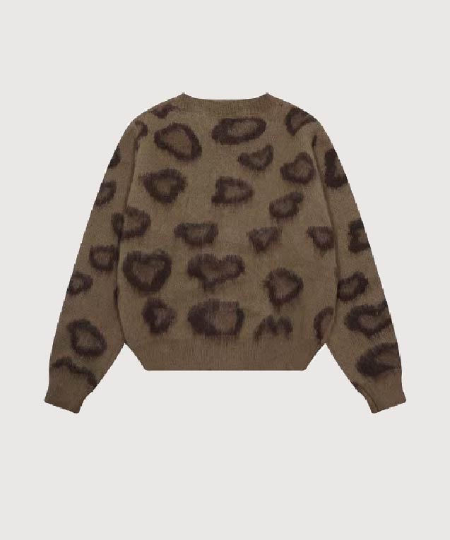 GALFY CRUTCH ヒョウ柄カーディガン GALFY CRUTCH ヒョウ柄カーディガン